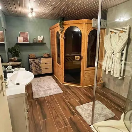 L'echo Des Bois - Cocooning Avec Sauna 아파트 L'Abergement