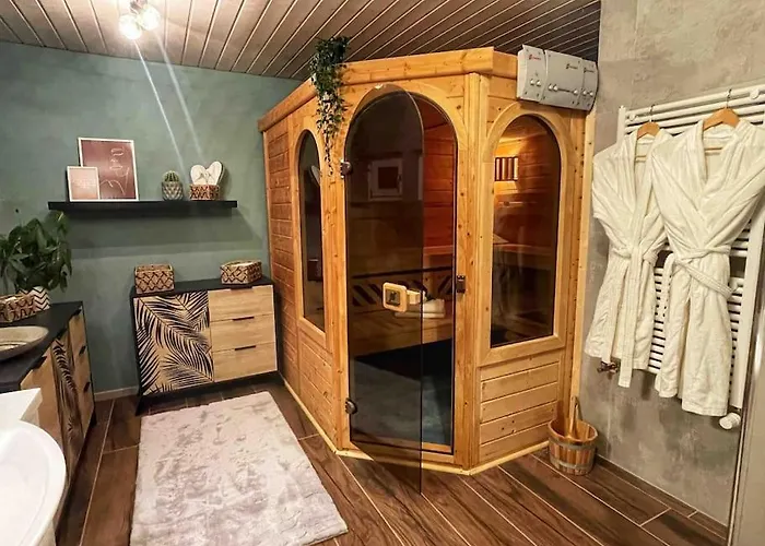 Διαμέρισμα L'echo Des Bois - Cocooning Avec Sauna *