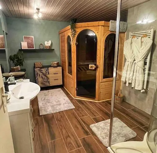 L'echo Des Bois - Cocooning Avec Sauna Daire L'Abergement